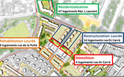 Projet de renouvellement urbain pour la SA d&rsquo;HLM du Cotentin